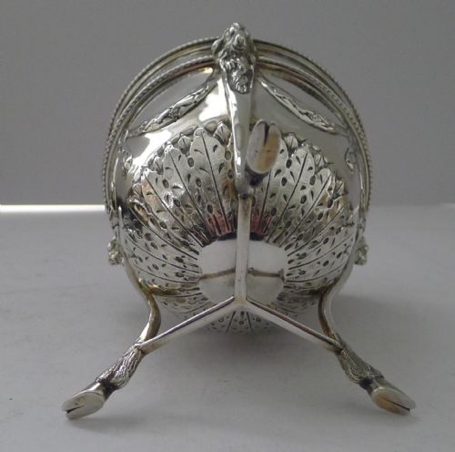 TOP QUALITY ENGLISH SOLID SILVER TEA CADDY BY GOLDSMITHS AND SILVERSMITHS CO - ADDITIONAL PHOTO 5