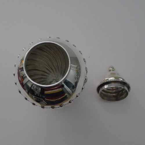 GEORGE LLL SOLID STERLING SILVER TEA CADDY 1769 - ADDITIONAL PHOTO 10