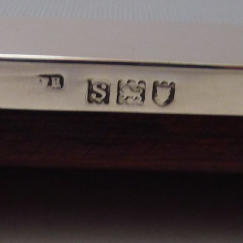 LARGE ENGLISH SOLID STERLING SILVER TWOWAY PICTURE FRAME - ADDITIONAL PHOTO 8