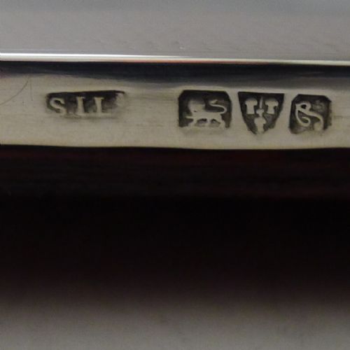 LARGE ENGLISH SILVER ENGINETURNED PHOTOGRAPH FRAME - ADDITIONAL PHOTO 5