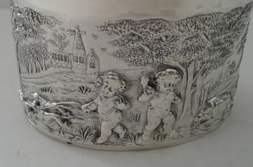 MAGNIFICENT ANTIQUE SILVER TEA CADDY BY WILLIAM HUTTON SONS LTD 1905 - ADDITIONAL PHOTO 6