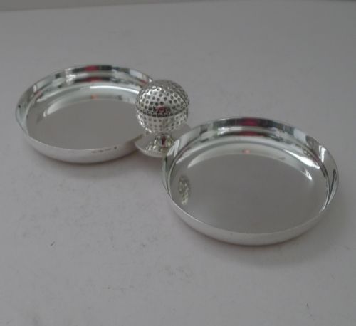HERMES PARIS RARE DOUBLE GOLF VIDE POCHE TRAYS C1960