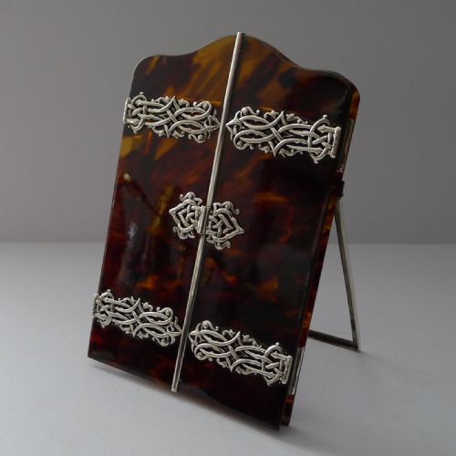 Finest Victorian Sterling Silver Mounted Tortoiseshell Photograph Frame - 1889