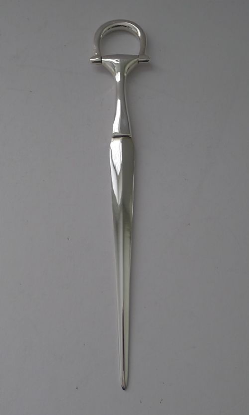 Gucci, Italy - Large Equestrian Horse Bit Letter Opener C.1980
