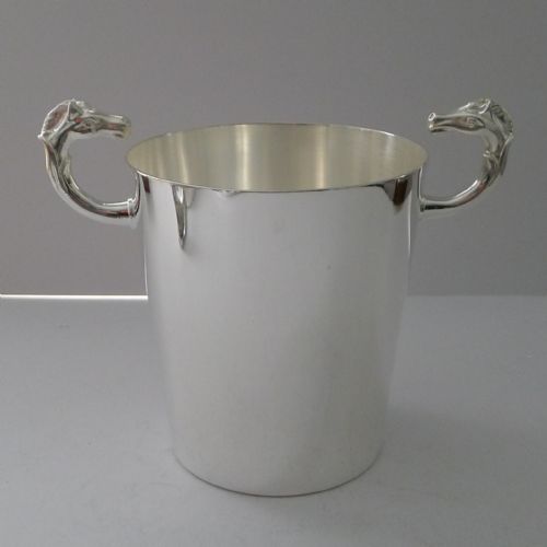 Hermes, Paris - Horse Head / Equestrian Ice Cube Bucket C.1960