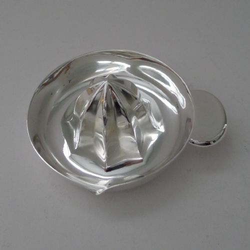 Christofle, Paris - Art Deco Bar Lemon Squeezer / Reamer C.1940