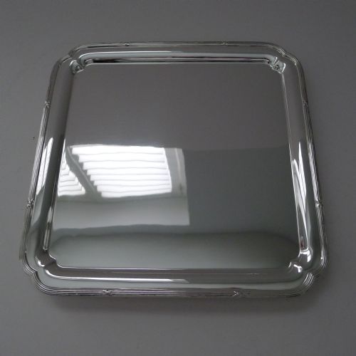 Antique English Silver Plated Drinks Tray by Elkington & Co. C.1900