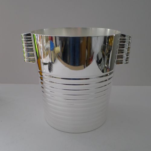 Luc Lanel for Christofle Wine / Champagne Cooler - Ondulations C.1932