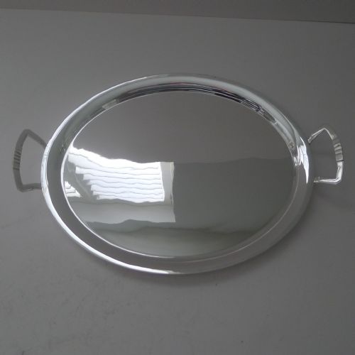 Asprey, London - Art Deco Silver Plated Cocktail Tray C.1930