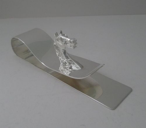 Hermès, Paris - Large Equestrian Horse Head Desk Clip C.1960