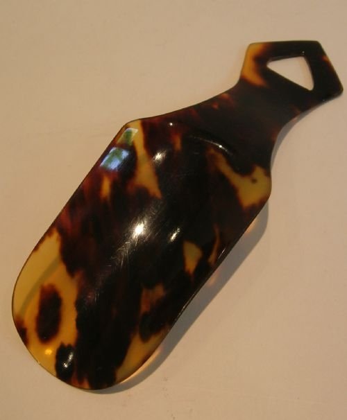 fig 1. Antique Tortoise Shell Shoe Horn