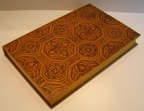fig 1. Huge Antique Fine Quality Flemish Pyrography Box - Book Form