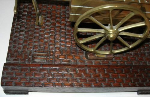 fig 1. Rare English Antique Figural Inkwell - Royal Provenance - Queen Alexandra