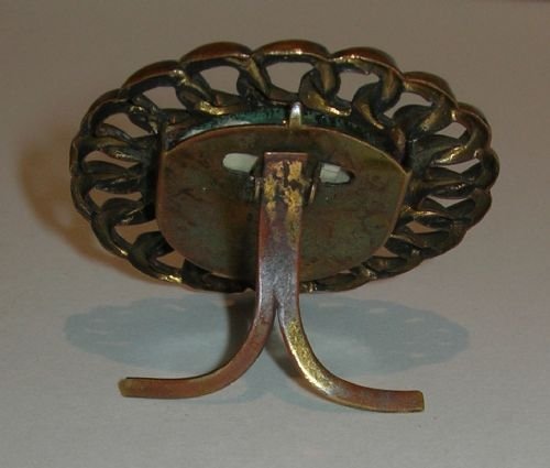 fig 1. Antique English Miniature Wedding Ring Photograph Frame c 1880