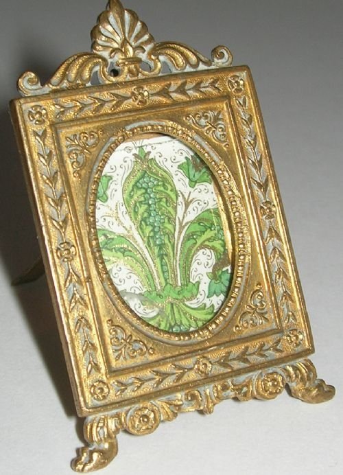 Highly Decorative Miniature French Gilded Photograph Frame