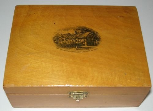 Antique Mauchline Box - Anne Hathaway's Cottage - Stratford