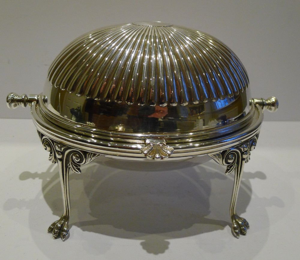 Elegant Antique English Revolving Butter Dish by Garrard & Co. c.1890