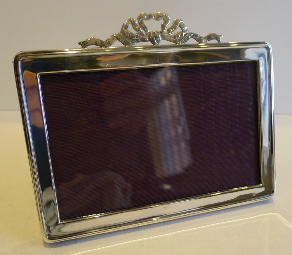 English Sterling Silver Photograph Frame - 1915