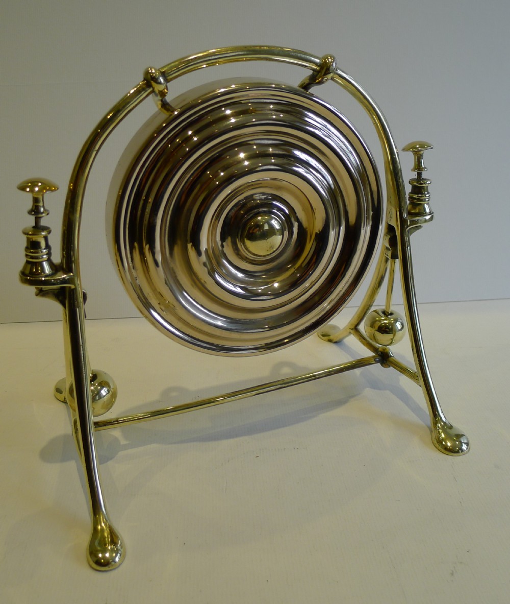 Magnificent Large Antique English Counter or Desk Bell - Gong From, c.1880