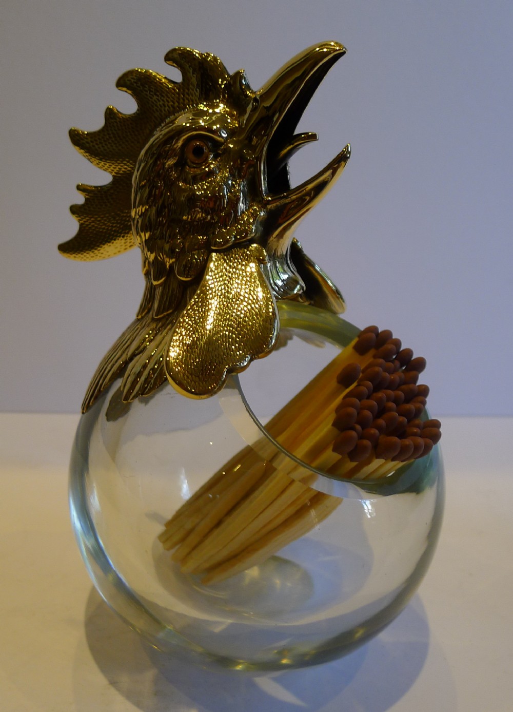 Magnificent Antique English Figural Match Strike c.1890