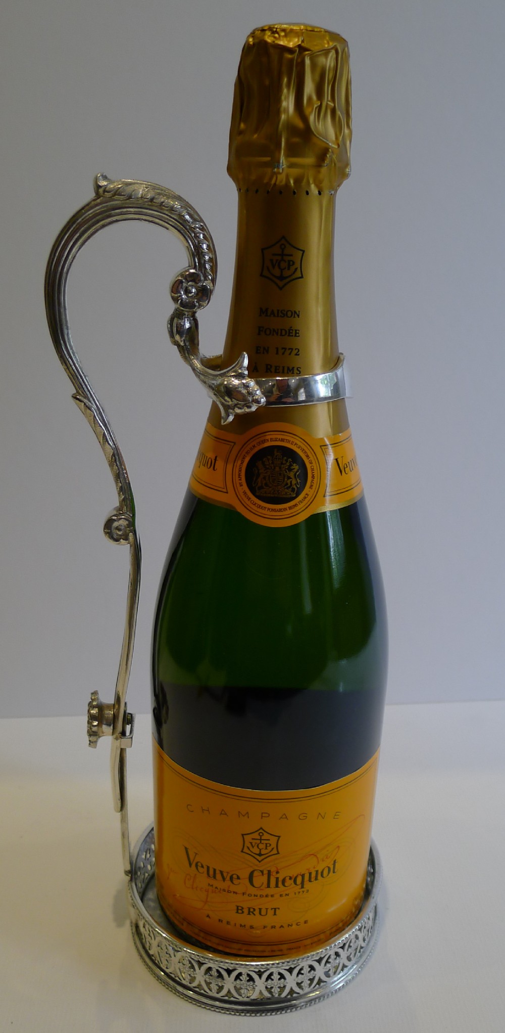 Antique English Silver Plated Wine or Champagne Server c.1890