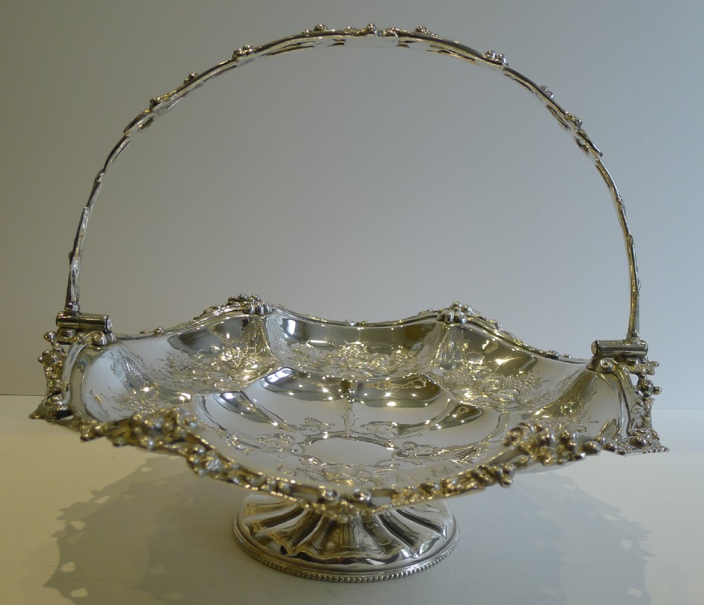 Top Quality Victorian Fruit Basket by George Bowen & Sons, c.1880