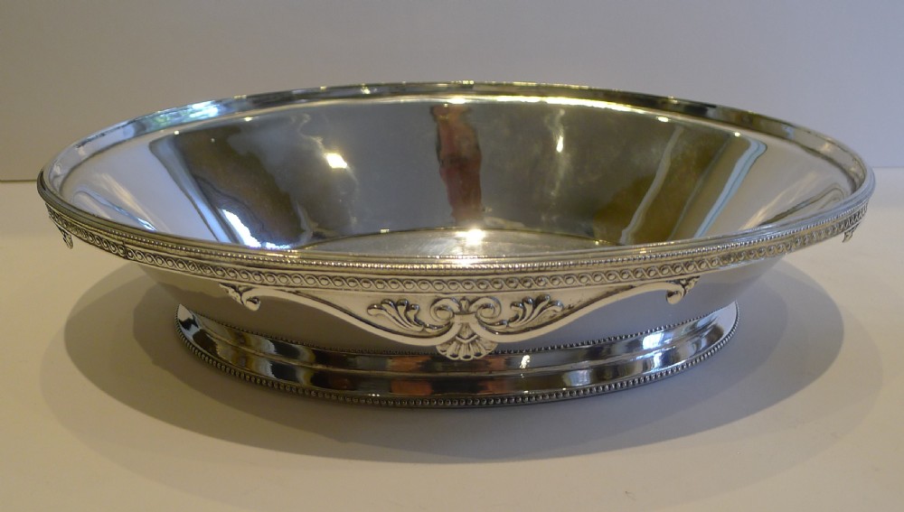 Unusual Antique English Bread Basket by Atkin Brothers c.1880
