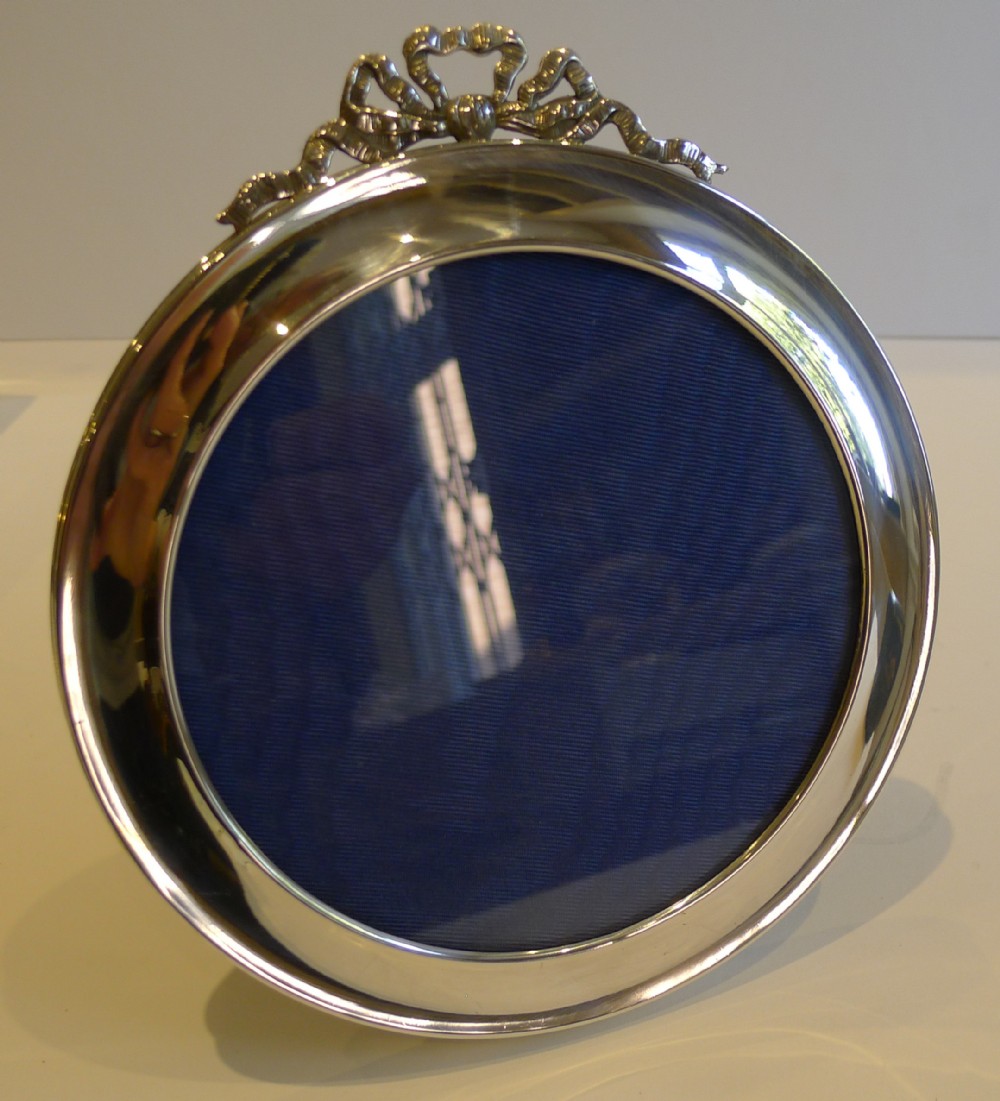 Antique English Sterling Silver Photograph Frame by William Comyns