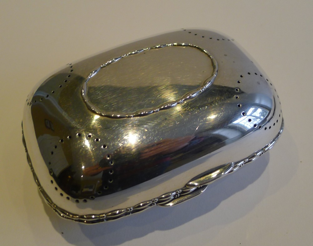 Grand Antique Tiffany Sterling Silver Soap Box c.1900