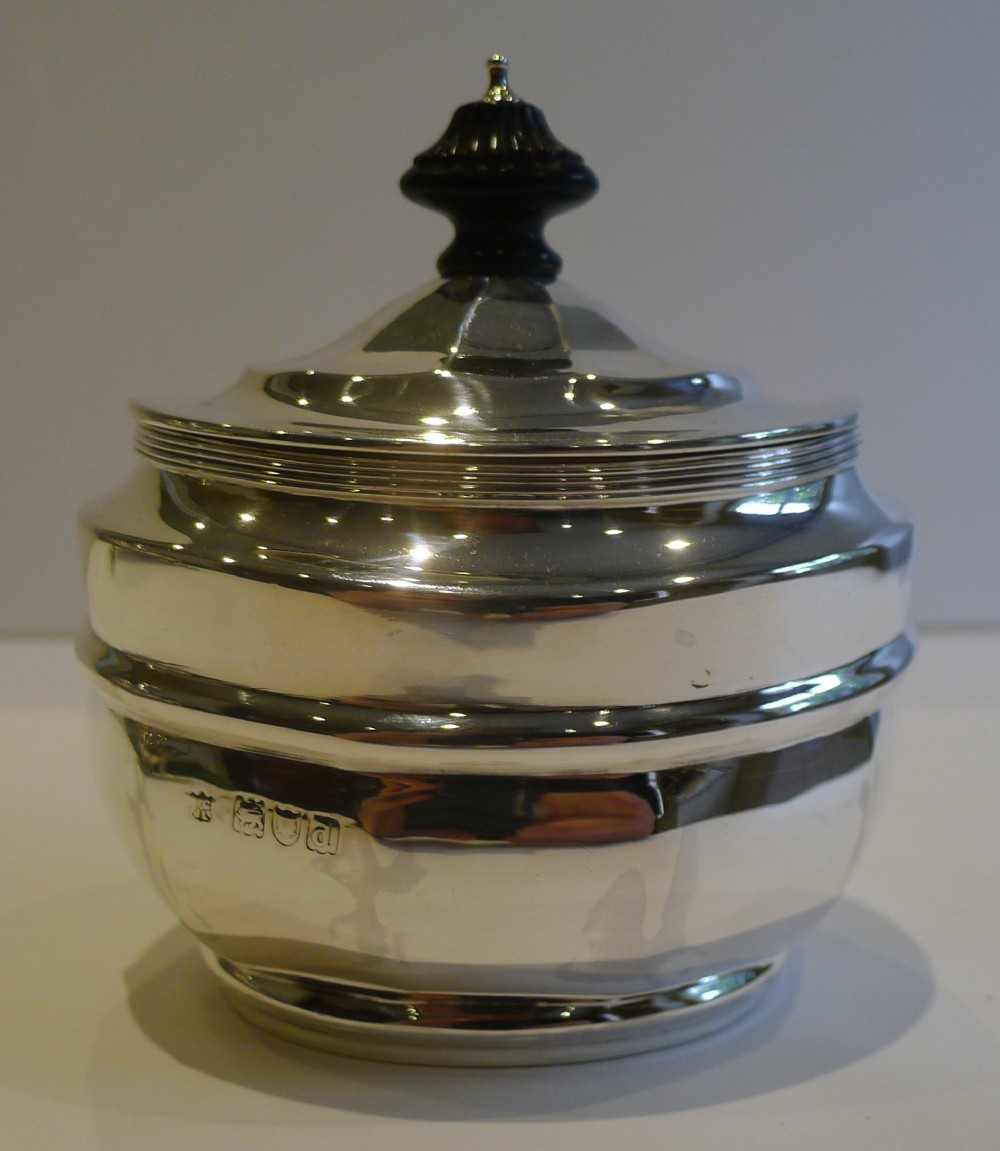 Antique English Sterling Silver Tea Caddy - London 1899