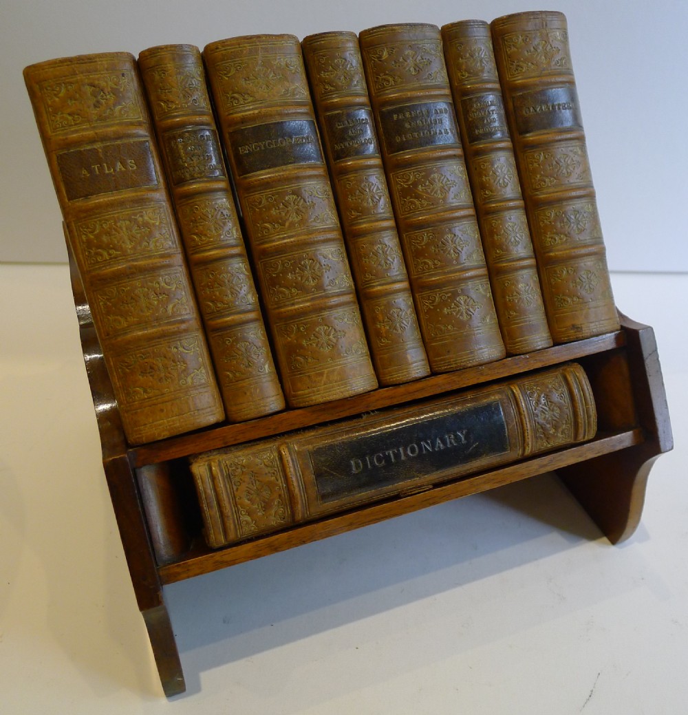 Elegant Desk-Top Reference Library by Asprey, London c.1925