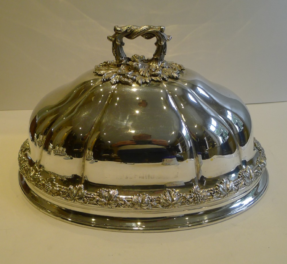 Magnificent Georgian Old Sheffield Plate Food or Meat Dome