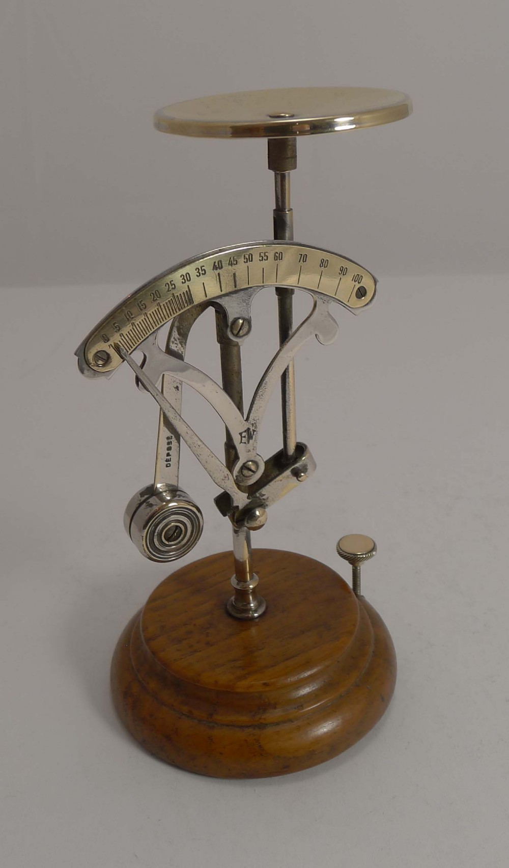 Charming Antique French Postal or Letter Scale c.1890