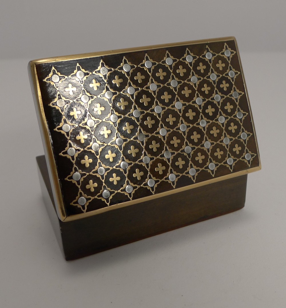 Stunning Small Antique French Inlaid Box c.1860