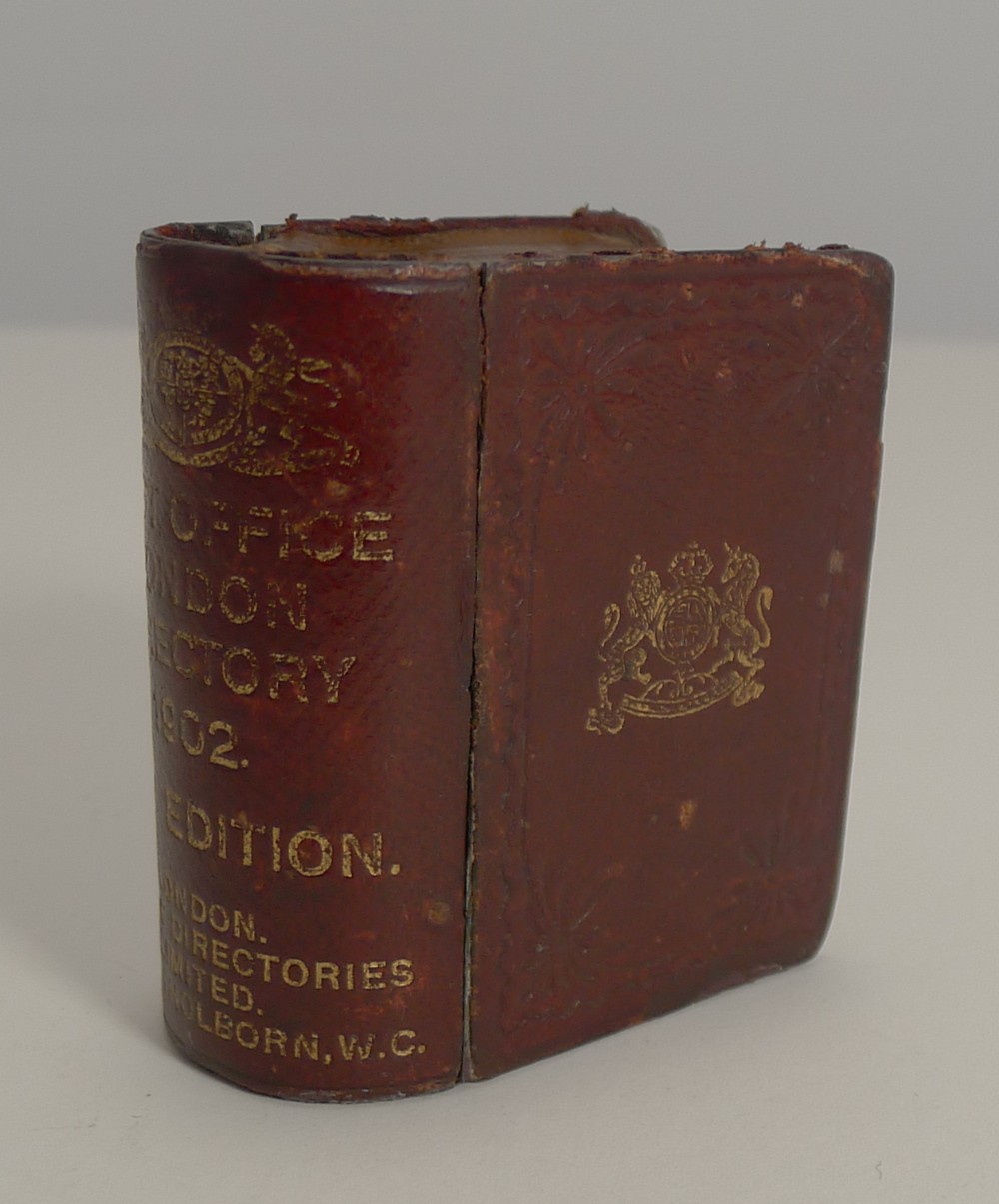 Novelty Travelling Inkwell - Kelly's Post Office Directory - 1902