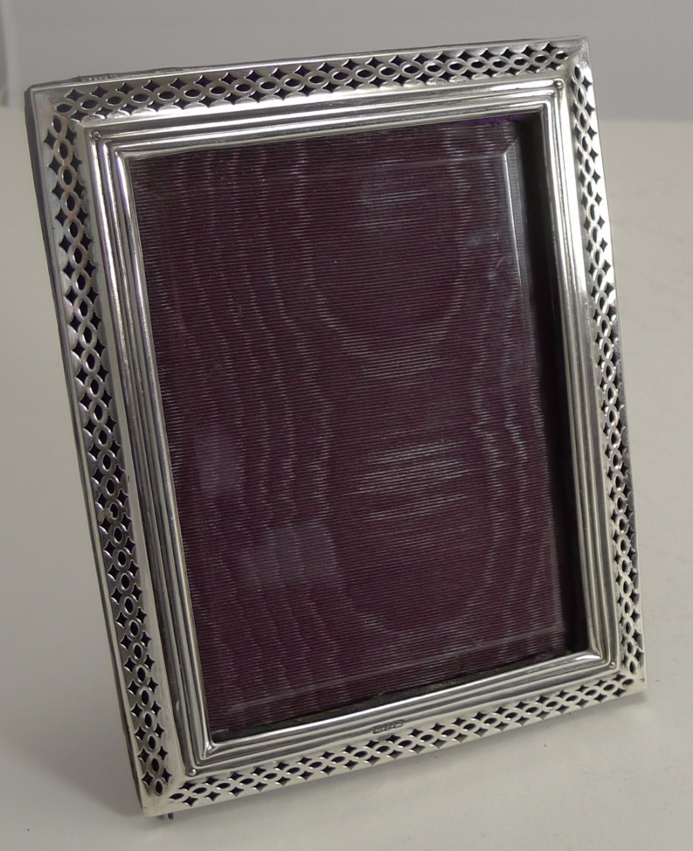 English Victorian Sterling Silver Photograph Frame - 1898