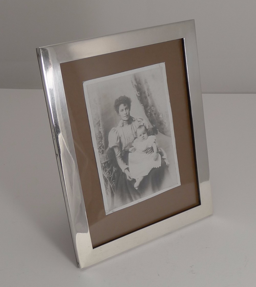 Large English Sterling Silver Photograph Frame - 1924