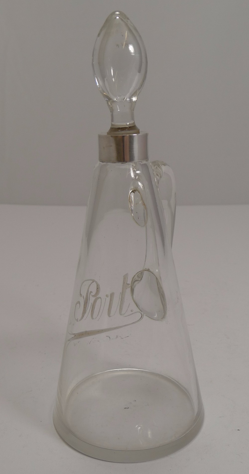 Small Antique Sterling Silver Mounted 
