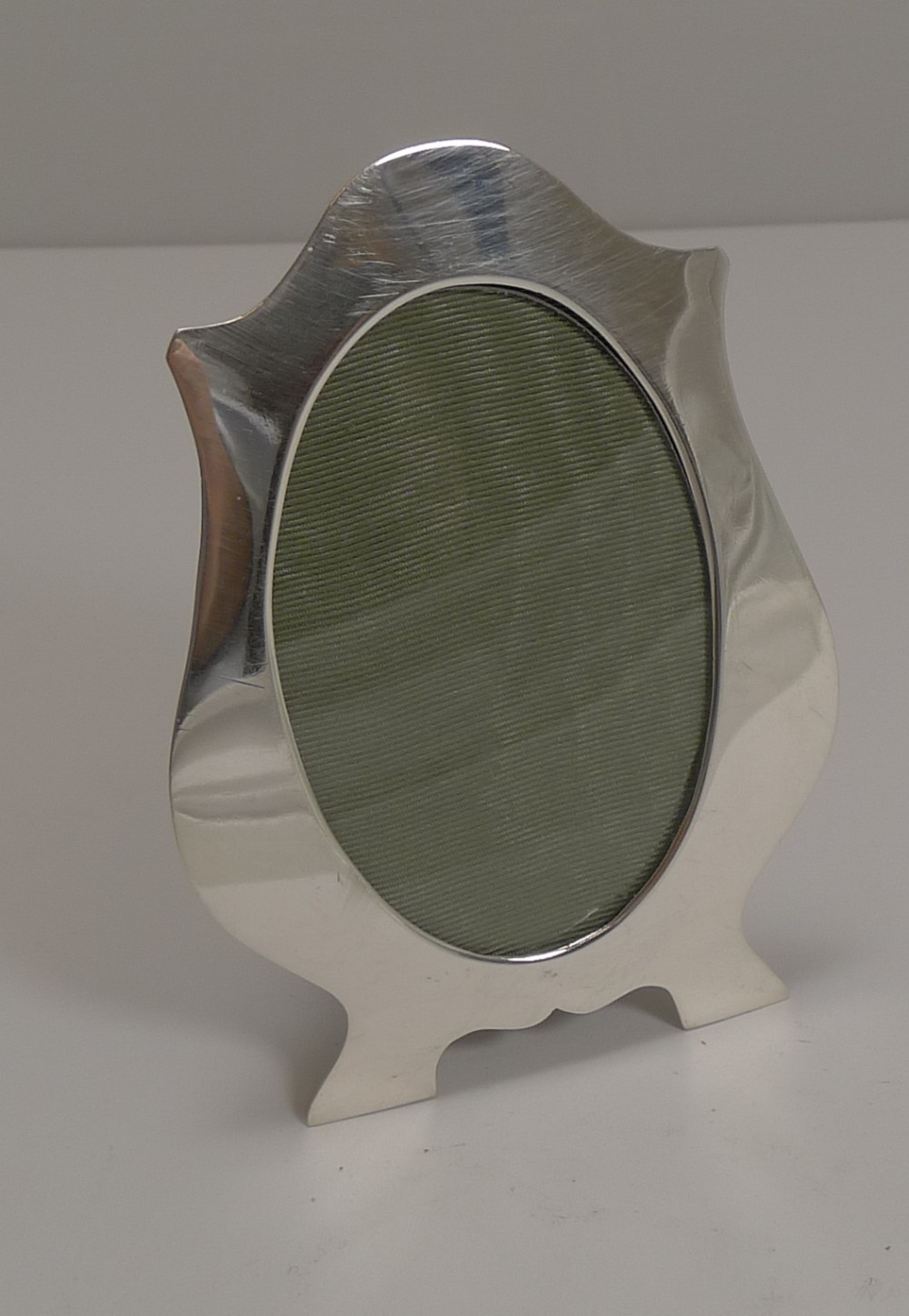 Elegant English Sterling Silver Photograph Frame