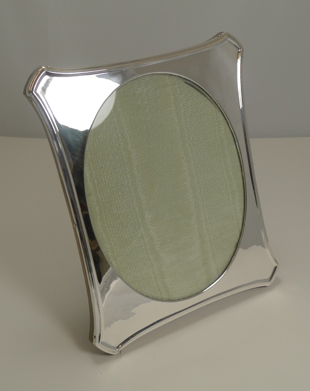 Large Antique English Sterling Silver Photograph Frame - 1916