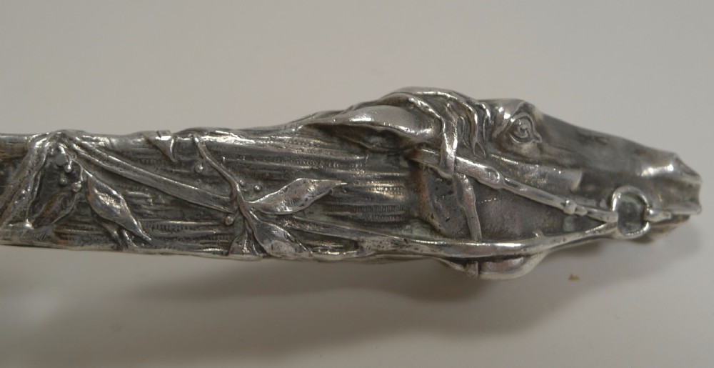 Fabulous Figural Equestrian Magnifying Glass c.1900 View V