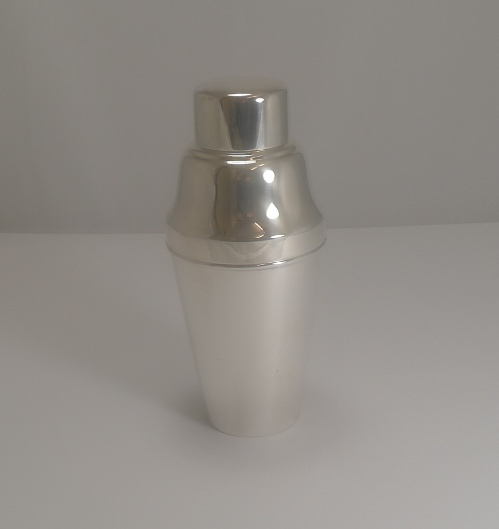 Vintage Art Deco Cocktail Shaker by William Sturtcliffe and Sons c.1930