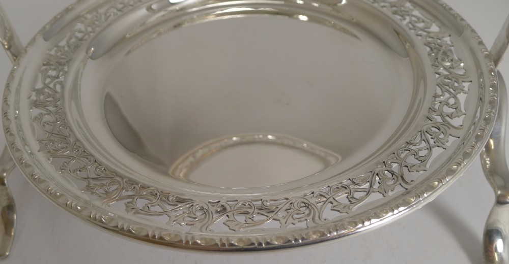 Antique English Silver Plated Cake Stand c.1900 View IV