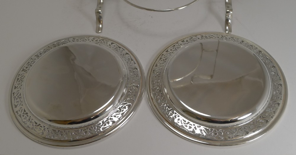 Antique English Silver Plated Cake Stand c.1900 View VI