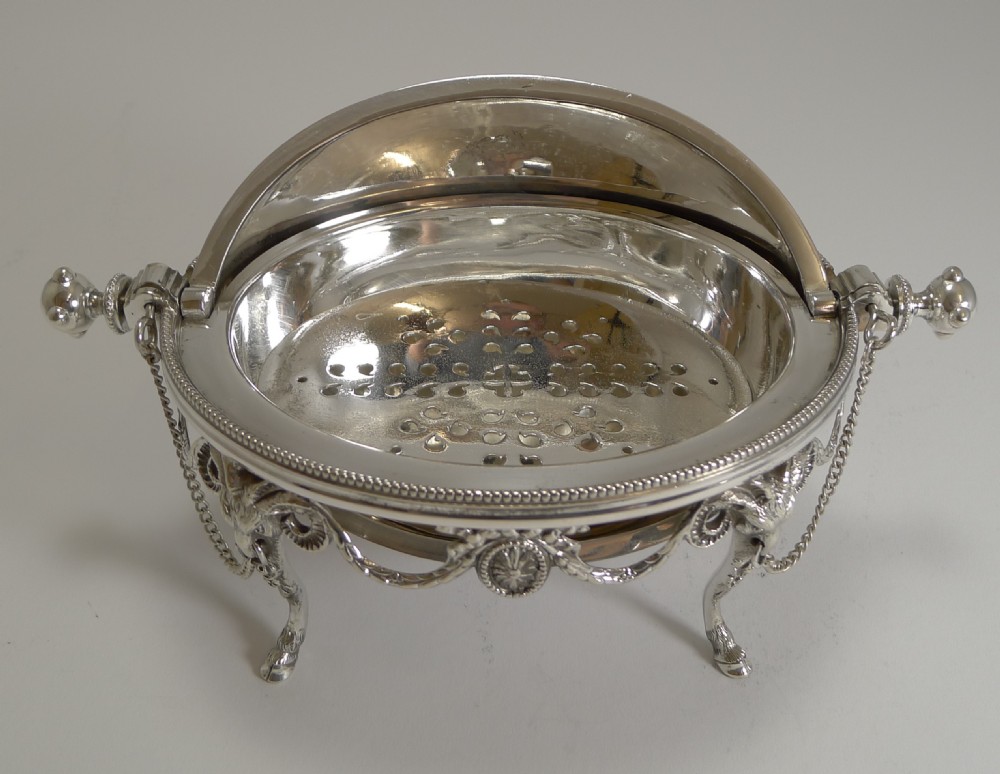 Stunning Revolving Butter Dish by Martin Hall and Co. c.1880. View VII