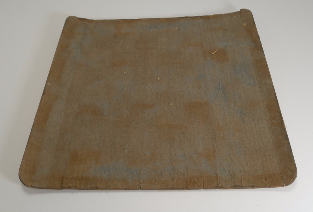 Antique Wooden Travel Chess Board - Roll Up c.1900 View VI