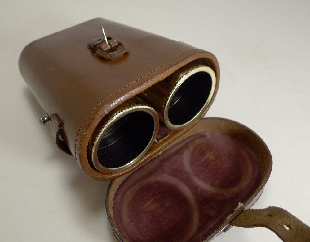 Superb Pair WW1 Binoculars and Case - British Officer's Issue - 1918 - Signed View II