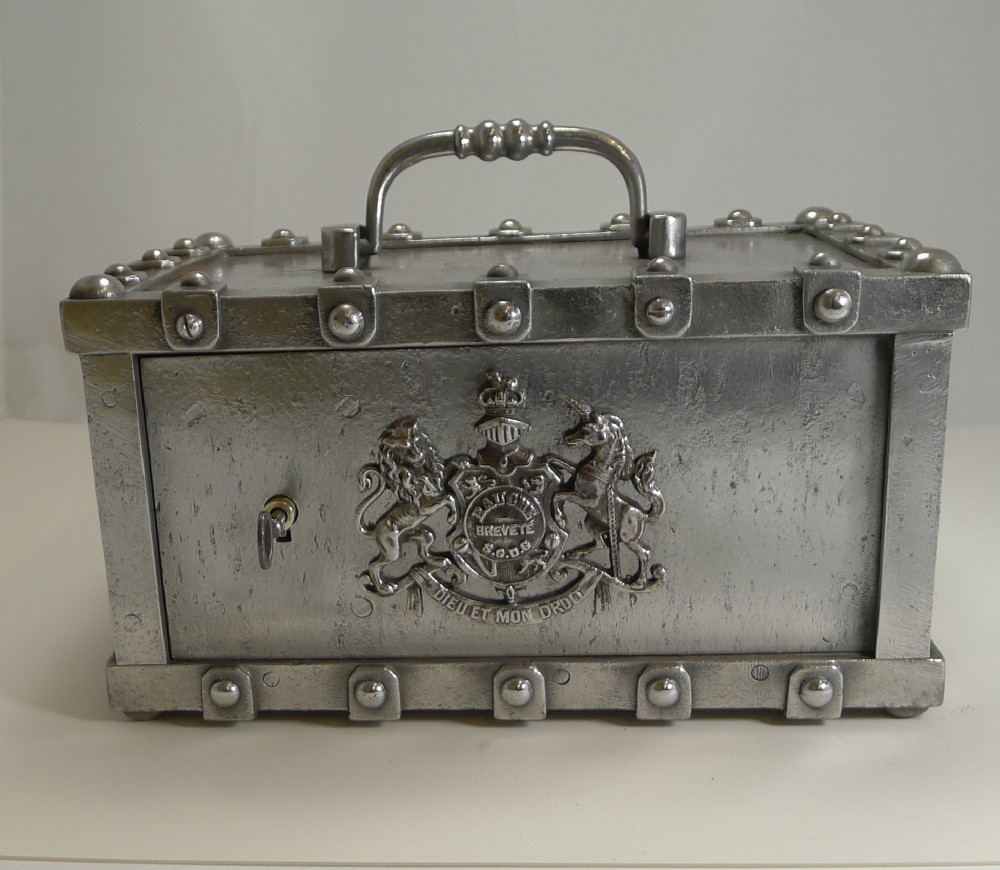 Antique French Stagecoach Safe by Bauche c.1870