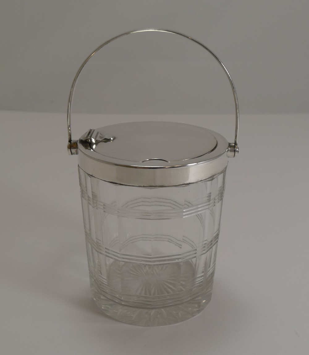 Hukin and Heath Automated Preserve Jar - Art Deco c.1920