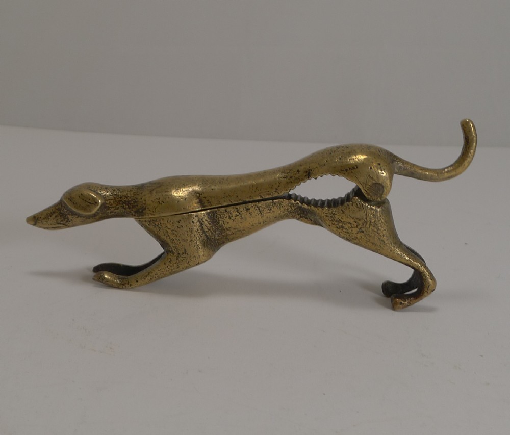 English Art Deco Greyhound Nutcracker - 1928